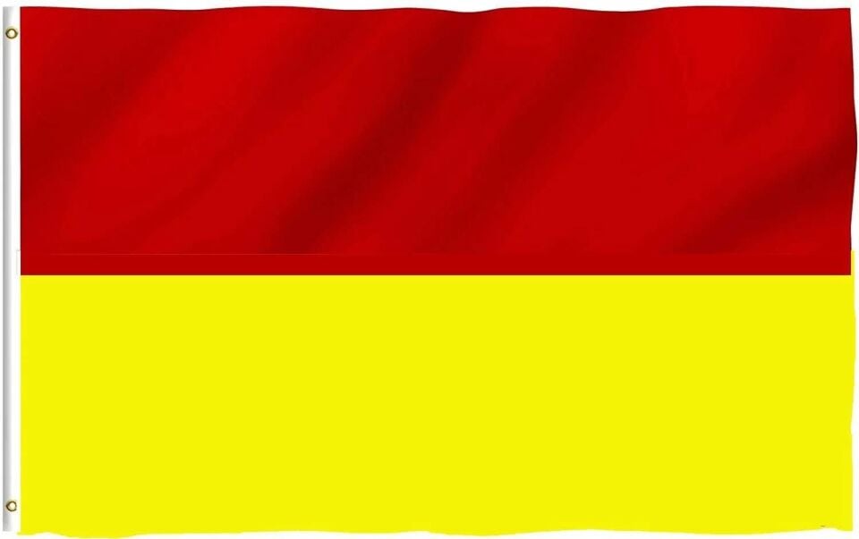 Buket Cankurtaran Bayrağı 70x105 Cm Sarı - Kırmızı