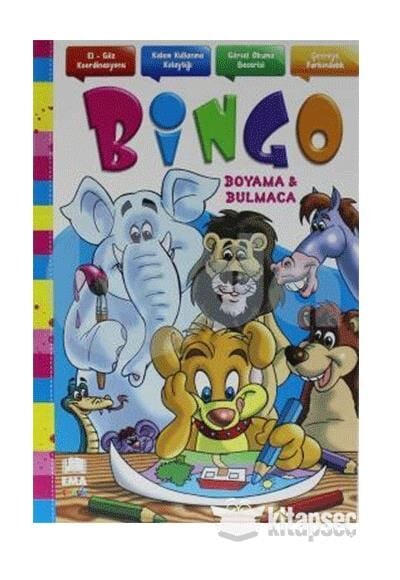 Ema Çocuk Bingo Boyama & Bulmaca Kitabı 6059657655