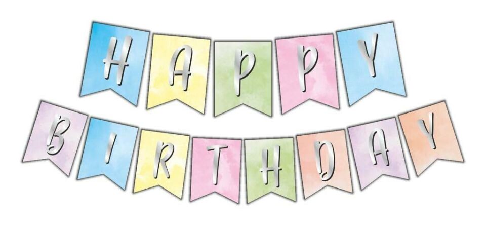 Nedi Oynar Yazı Kırlangıç Küçük Makaron Happy Bırthday 63914