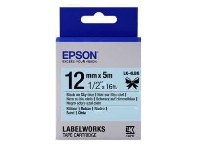 Epson Lk-4ybf Flour Sarı Üzeri Siyah 12mm 9metre Etiket
