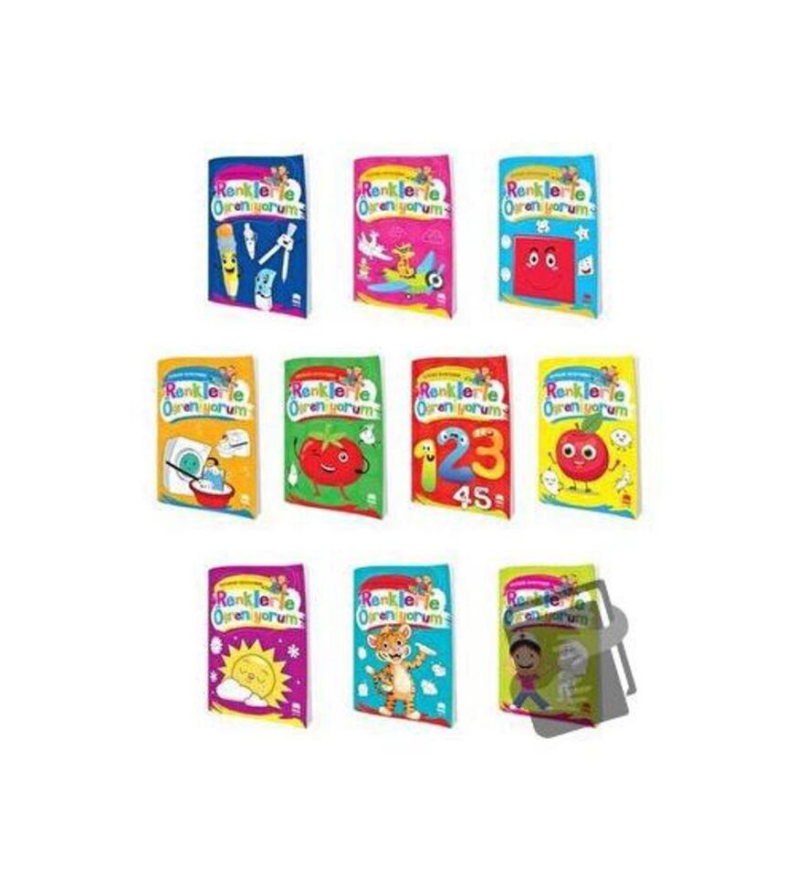 Ema Renklerle Öğreniyorum Boyama Kitabı 1-10 605-83766-2-5