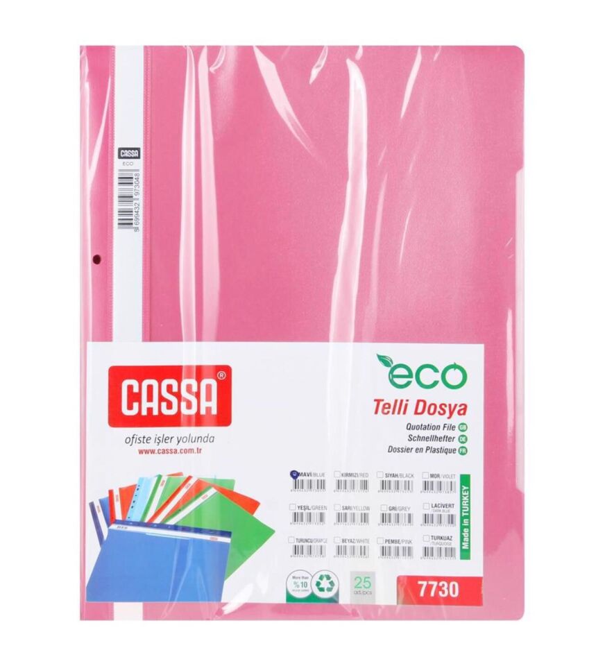 Cassa Telli Dosya 50'li Eco Pembe 7730