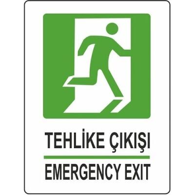 Ekstrafix 204 (yul-411) 25x35 Tehlike Çıkışı