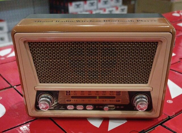 Everton Rt-865 Bluetooth-usb-sd-fm-tf Card Şarjlı Nostaljik Radyo