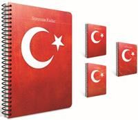 Gıpta Defter A4 80 Yp. Çizgili Karton Kapak Spiralli 3-6493000-2011