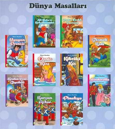 Ema Dünya Masalları 1. Ve 2. Sınıf Büyük Boy ( 30 Kitap ) Adet