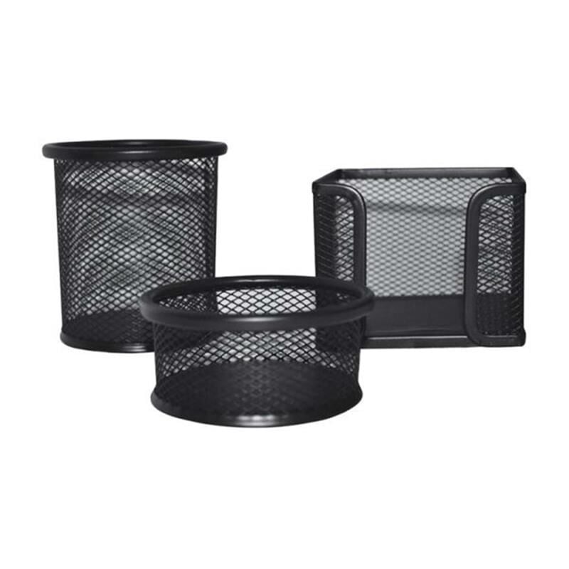 Stilo Masa Seti Metal Fileli 3'lü Siyah Msa-1196