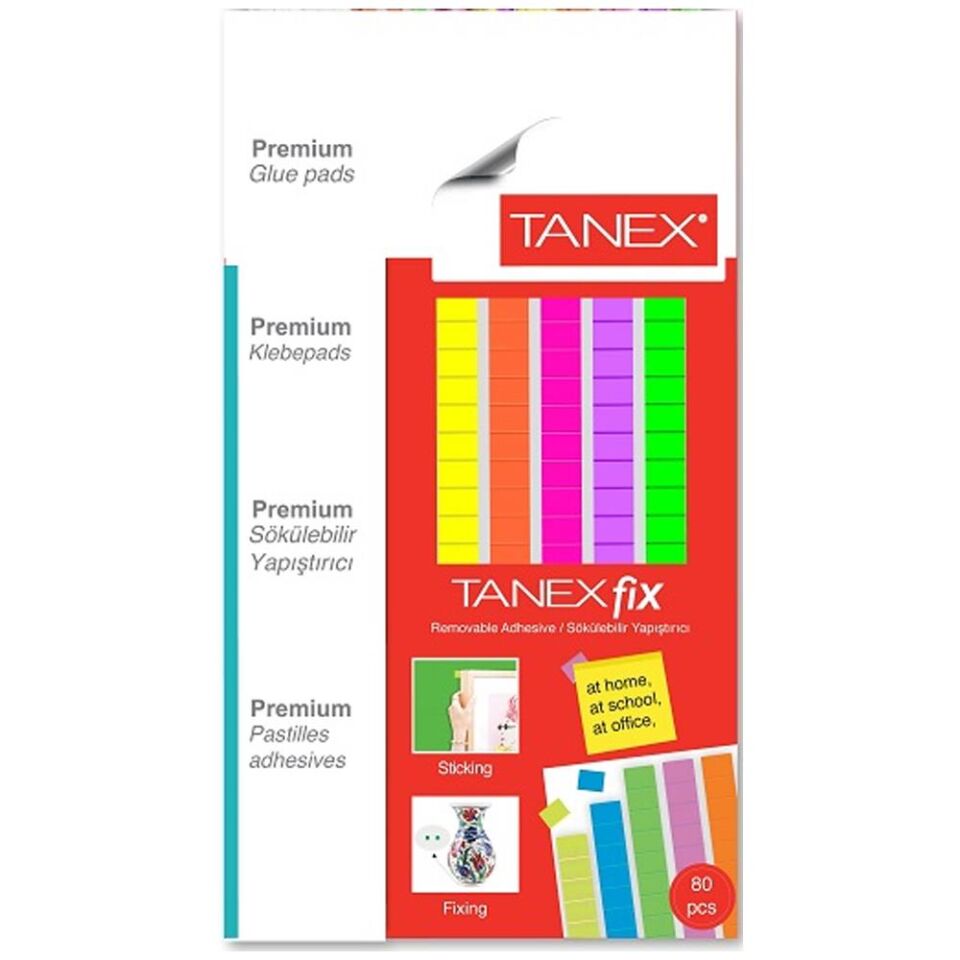 Tanex Hamur Yapıştırıcı Tack-it 50 Gr Renkli Tfıx005050