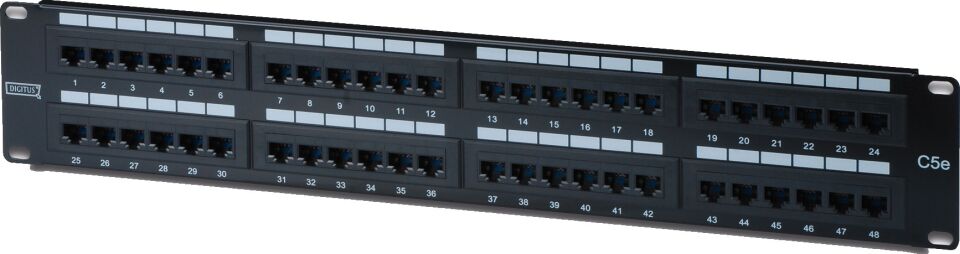 Digitus Dn-91648u 48 Port Cat6 Utp Patch Panel