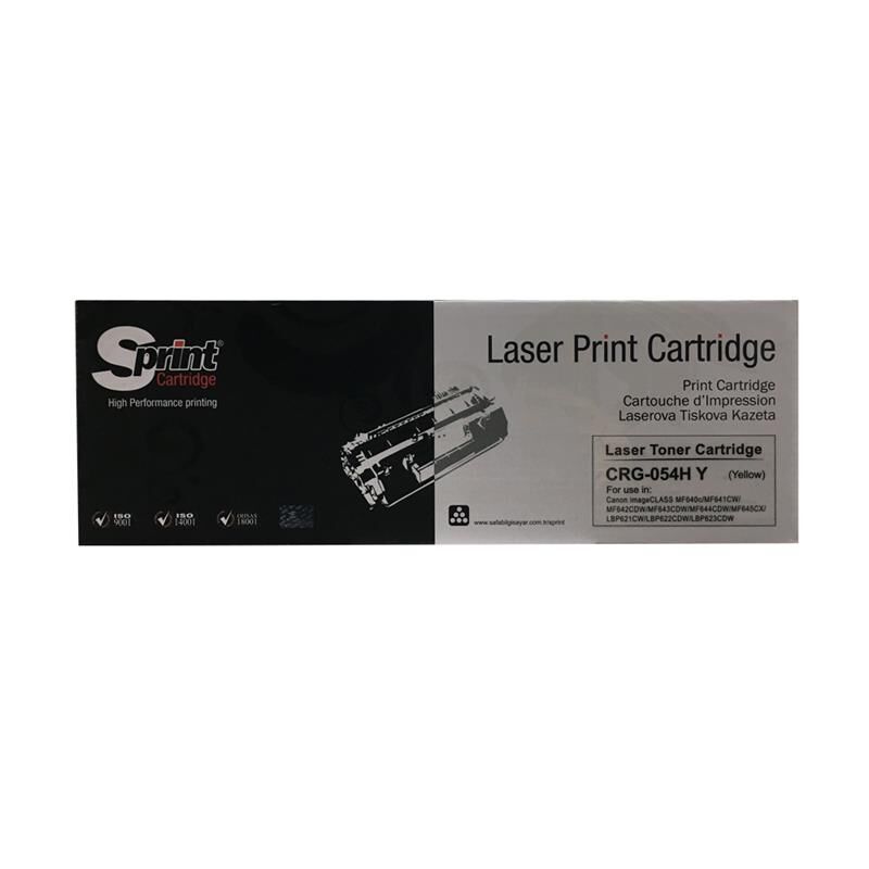 S Print Crg-054h / Crg-067h / Cf542x (203x) Yellow Toner Sp40-054y