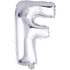 Nedi Party Marty Folyo Harf Balon 40'' Gümüş (f)