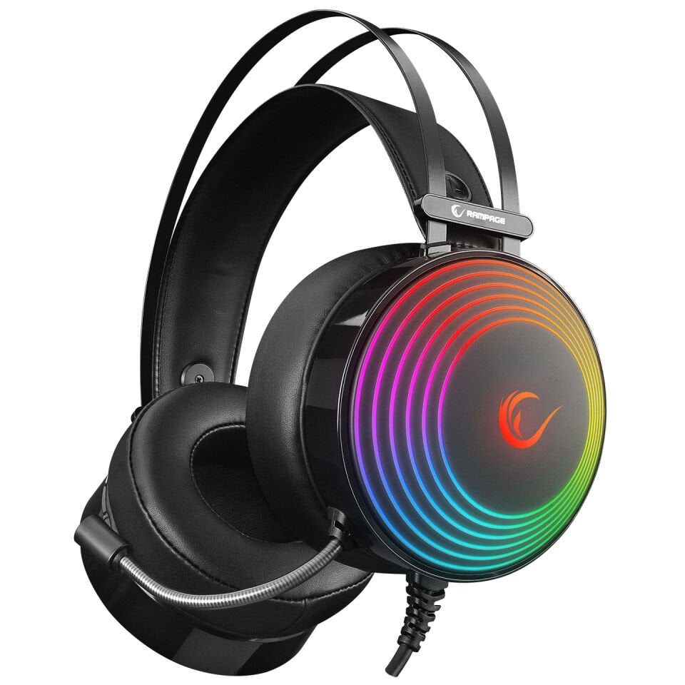 Rampage Rm-k97 Helix Usb 7,1 Version Rgb Gaming Mikrofonlu Oyuncu Kulaklığı