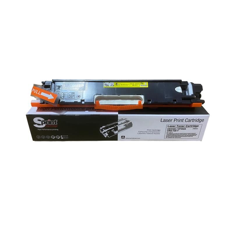 S Print Ce312a (126a) / Cf352a (130a) / Crg-729 Sarı Toner Sp10-126y