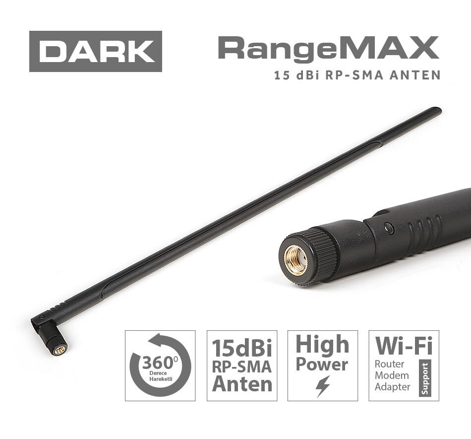 Dark Dk-nt-wa15 15 Dbi Sma Omni Wireless Anten