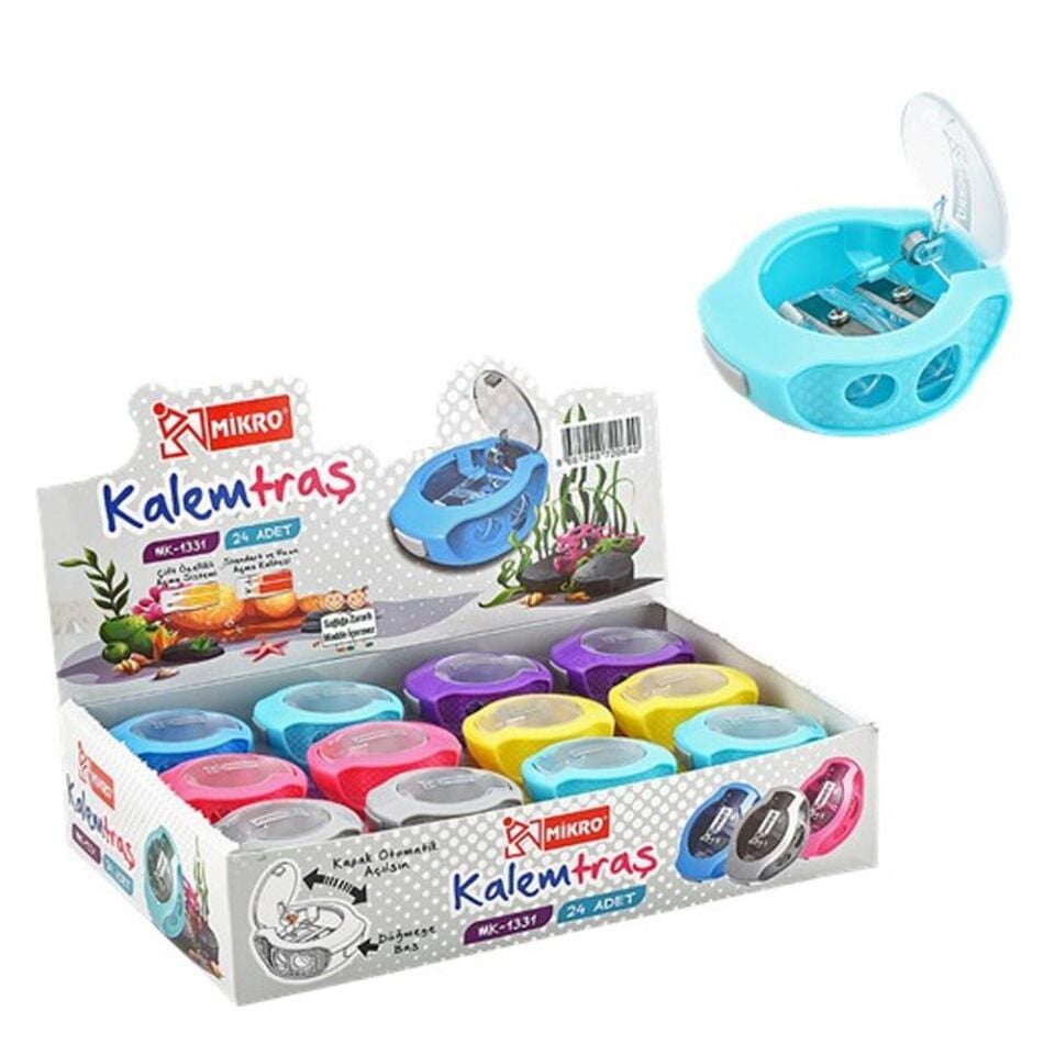 Mikro Mk-1331-36 İki Bıçaklı Kalemtraş Mk1331