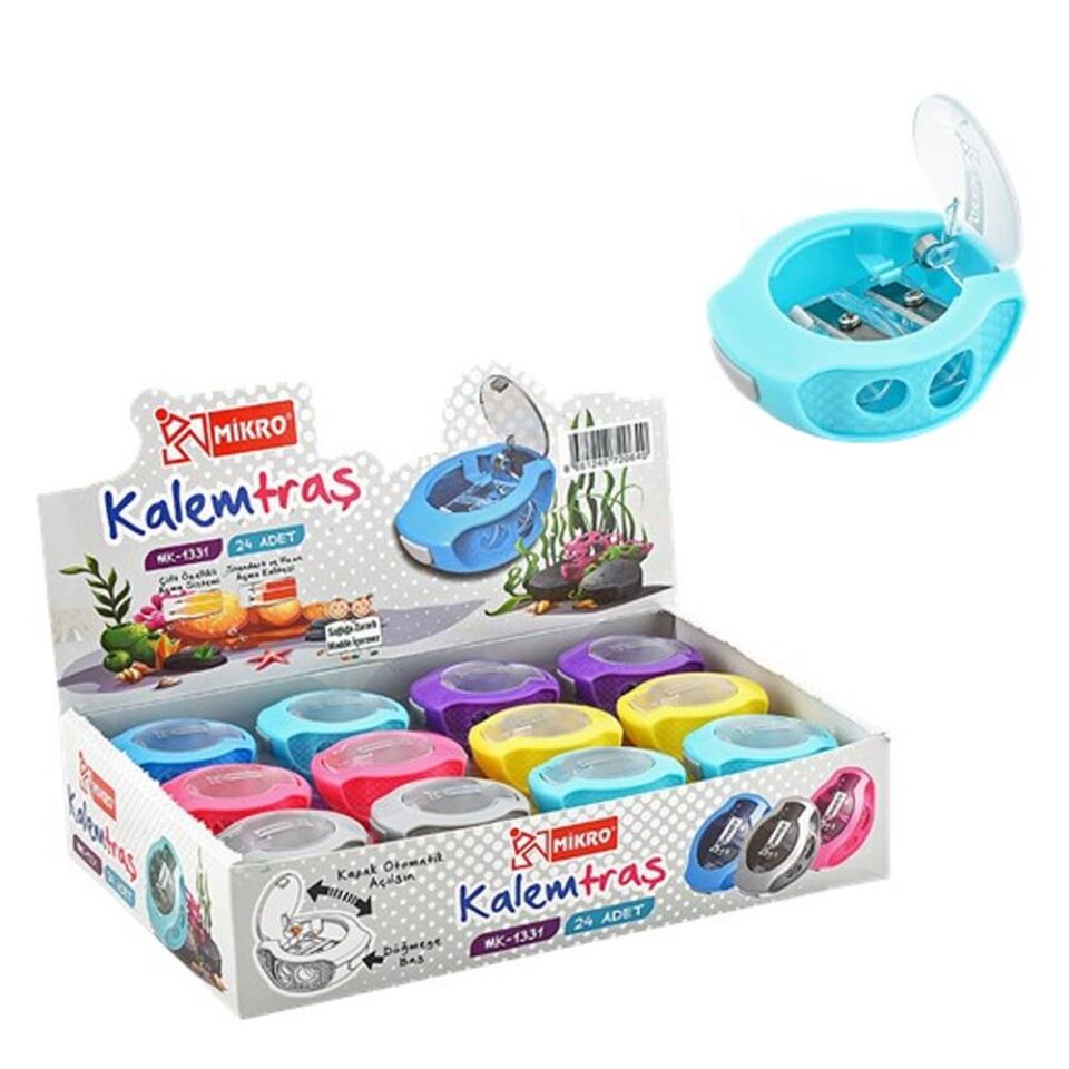 Mikro Mk-1331-36 İki Bıçaklı Kalemtraş Mk1331