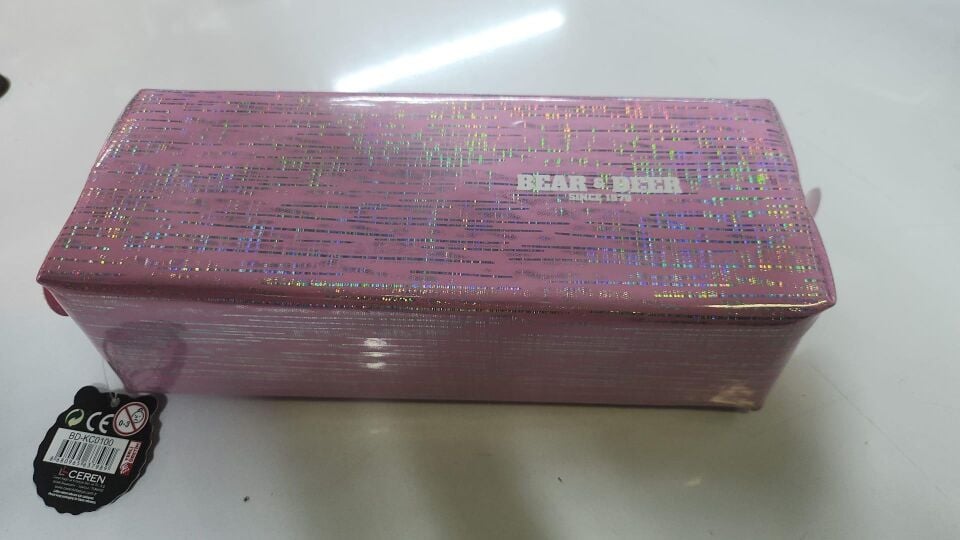 B&d Kalem Çantası Yaldızlı Pembe Kcs016