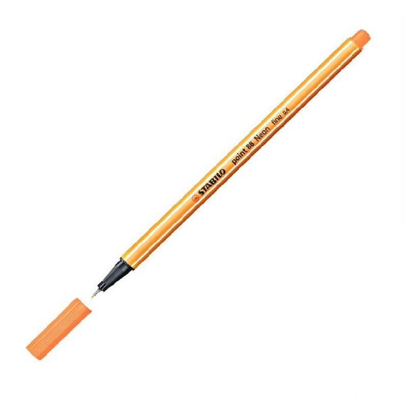 Stabilo Point 88 Keçe Uçlu Kalem 0,4 Mm - Floresan Turuncu 88/054