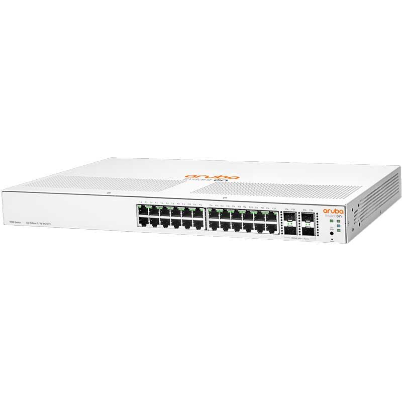 Hp Aruba Instant On 1930-24g-poe+195w(jl683a)(24 Port 10-100-1000 Poe+) ,c4 Poe,4sfp+ 1-10gbe Port