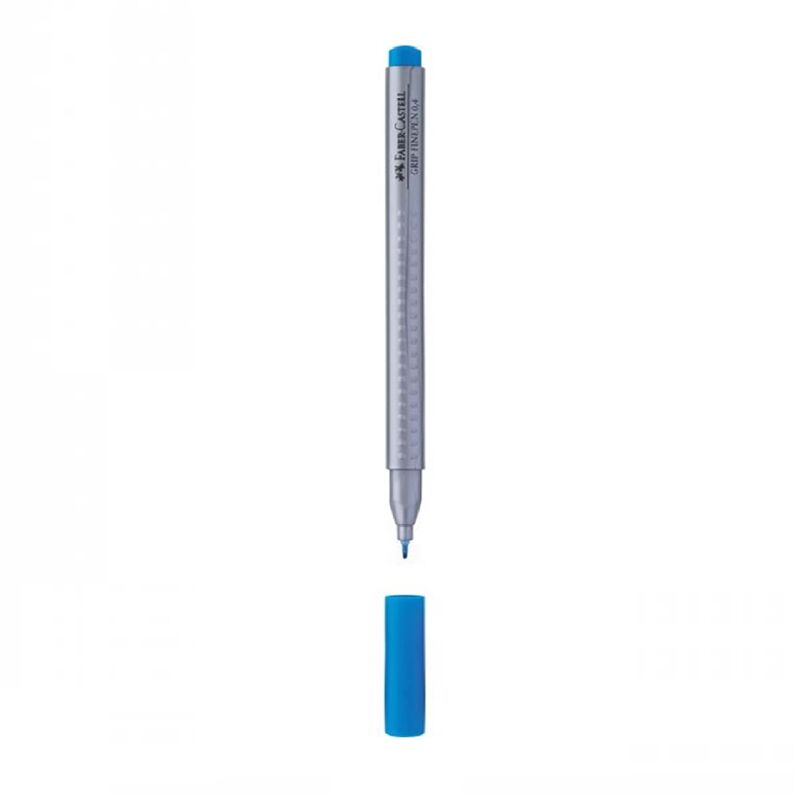 Faber Castell Keçe Uçlu Kalem Grıp Finepen 0,4 Mm Açık Mavi 690