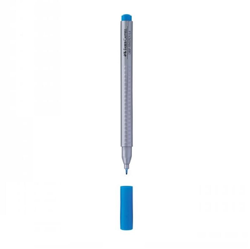 Faber Castell Keçe Uçlu Kalem Grıp Finepen 0,4 Mm Açık Mavi 690