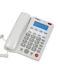 Trax Tc605 Beyaz Pb 16 Haneli Lcd Ekran Handsfree Pilsiz Çalışma Masa Üstü Telefon
