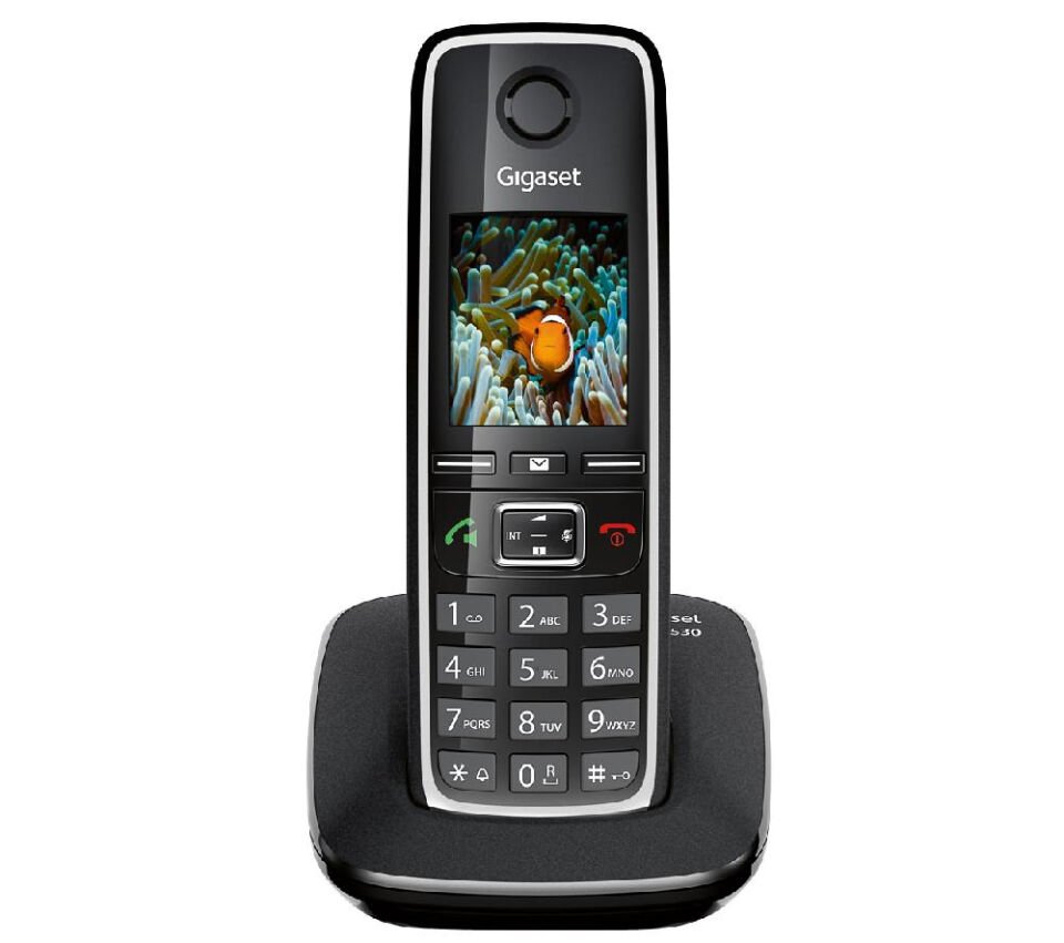 Gigaset C530 Ip Siyah Telsiz Telefon Işıklı Ekran 200 Rehber