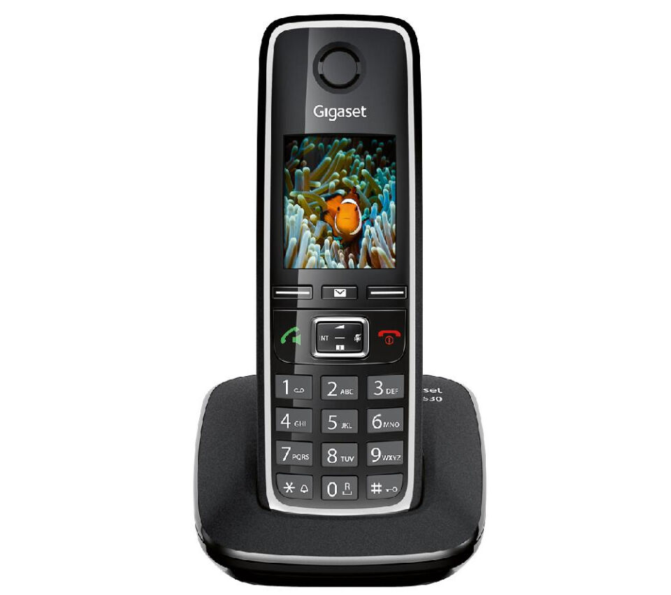 Gigaset C530 Ip Siyah Telsiz Telefon Işıklı Ekran 200 Rehber