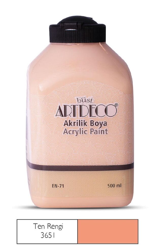 Artdeco Akrilik Boya 500ml Ten Rengi 3651 Lv-y-070l-3651