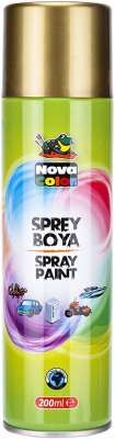 Nova Color Sprey Boya 200 Ml Altın Nc-811