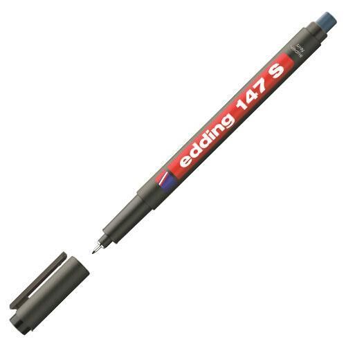 Edding Asetat Kalemi Silgili Small ( E-147 ) Siyah Ed14701