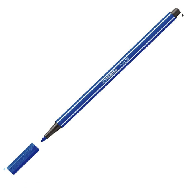 Stabilo Pen 68 Keçe Uçlu Kalem 1,0 Mm - Koyu Mavi 68/32