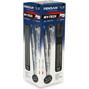 Pensan Tükenmez Kalem 1,0 Mm My-tech Siyah Pe02250tkma25