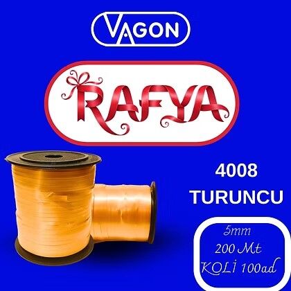 Vagon Rafya 5 Mm X 200 Mt Turuncu 4008