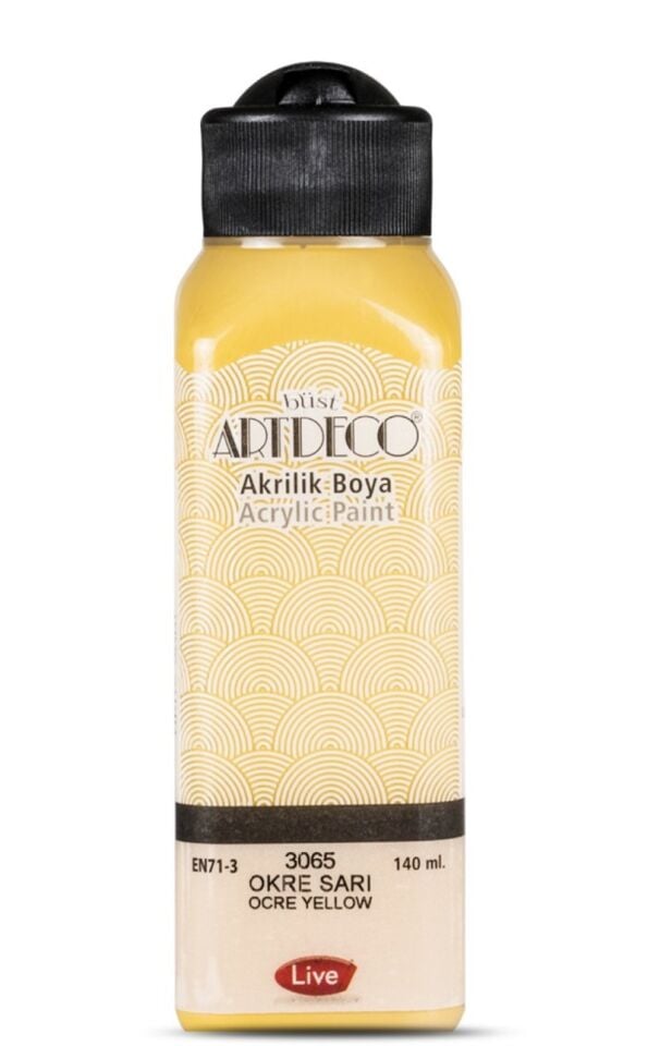 Artdeco Akrilik Boya 140ml Okre Sarı 3065 Lv-y-070r-3065