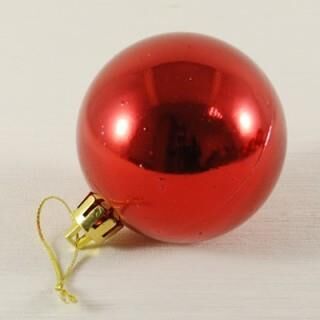 Nedi Ağaç Süsü Top 10 Cm 4 Lü Nedi-1004r Kırmızı