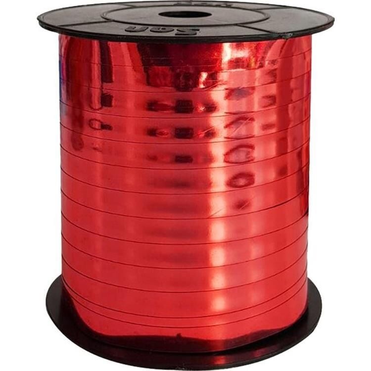 San Rafya Rabant 8mm*200mt Metalik Kırmızı