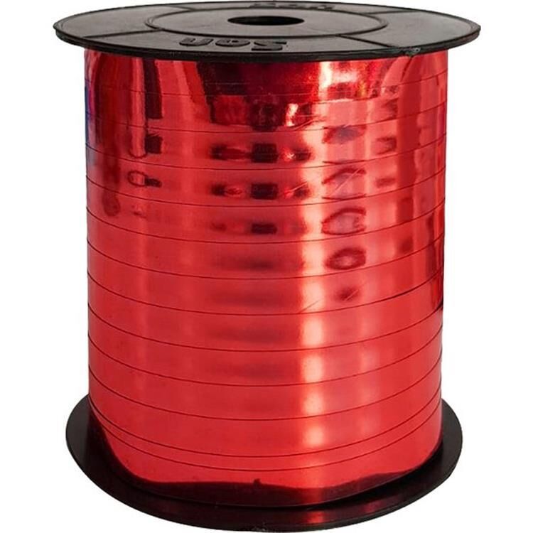 San Rafya Rabant 8mm*200mt Metalik Kırmızı