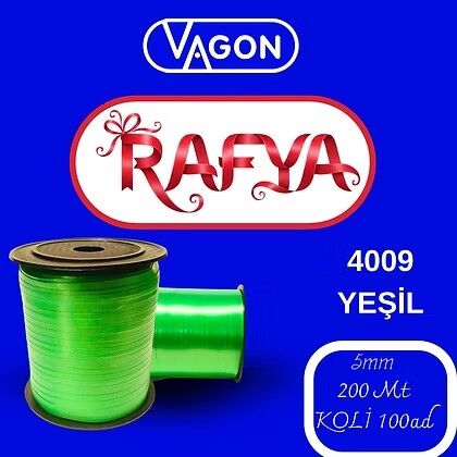 Vagon Rafya 5 Mm X 200 Mt Yeşil 4009