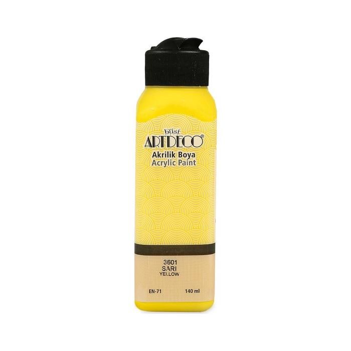 Artdeco Akrilik Boya 140ml Sarı 3601 Lv-y-070r-3601