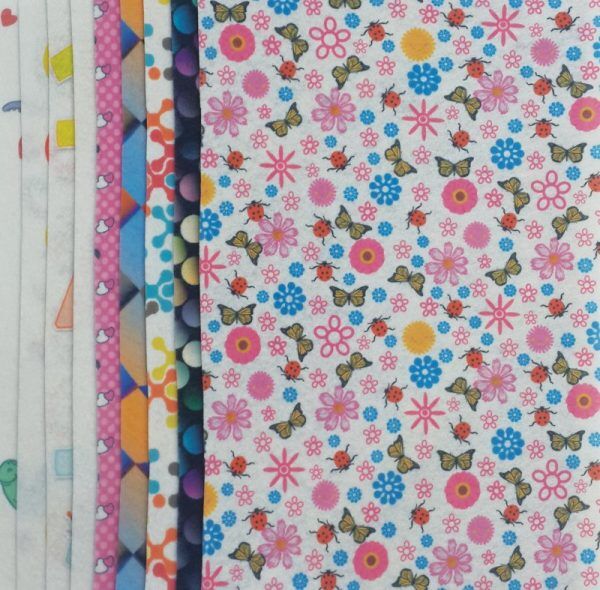 Südor Keçe 20x30 Cm Desenli 10'lu Paket Ev07