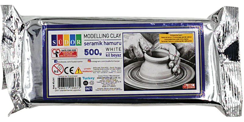 Südor Seramik Kil 500 G Beyaz Kil261