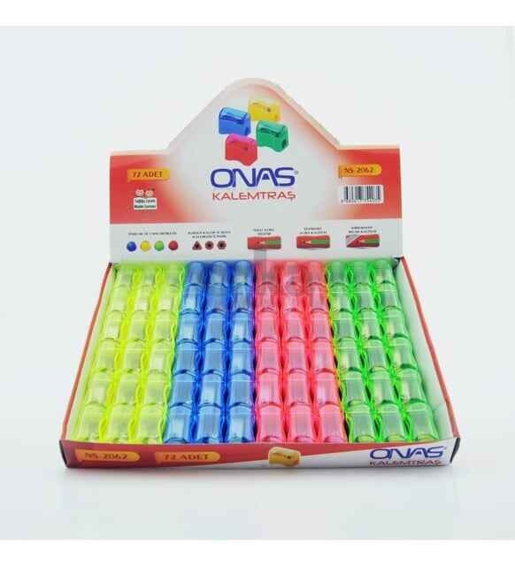 Onas Kalemtraş Kapaklı Plastik Ns-2062