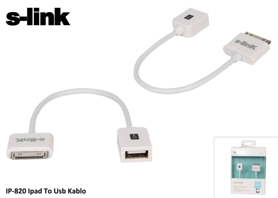 S-link Ip-820 Ipad To Usb Dişi Kablo