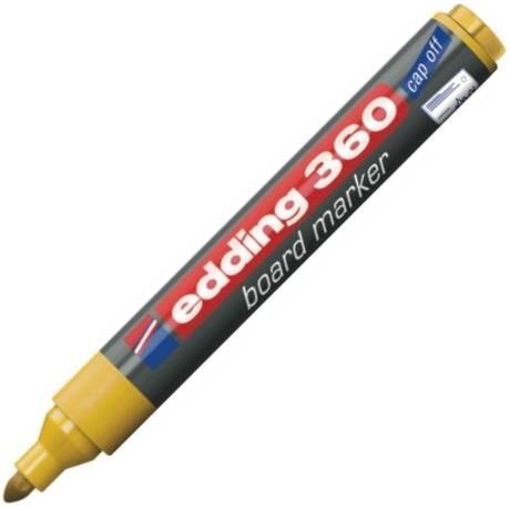 Edding Tahta Kalemi Cap Off ( E-360 ) Sarı Ed36005