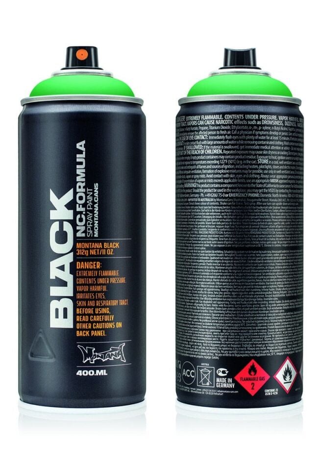 Montana Black Sprey Boya 400ml Woodstock Blk6090 Lv-mo-352089