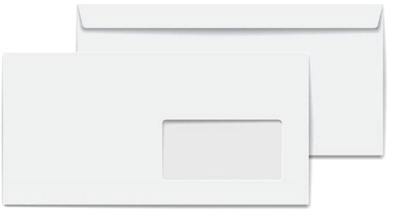 Oyal Zarf Diplomat 10.5x24 Cm 90 Gr Beyaz Pencereli 30004108