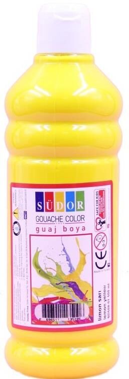 Südor Guaj Boya 500 Ml Tempera Limon Sarı Sd509-01