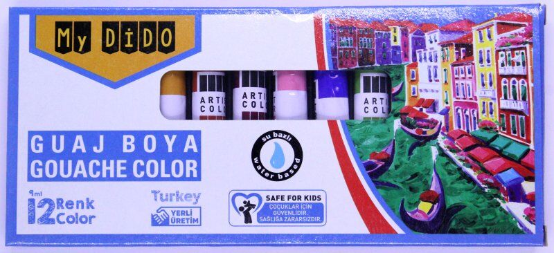 Mydido Guaj Boya 12'li 9 Ml Tüp My54