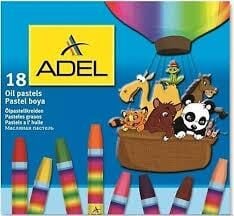 Adel Pastel Boya 18'li Karton Kutu 857000